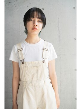 デビュー ヘアーメイク 黒髪カタログ/クラゲヘアー/オリーブグレー/宜野湾