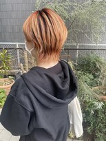 アリ 葛西店(ALi)&nbsp;オレンジベージュ×ウルフ｜葛西髪質改善｜葛西縮毛矯正｜