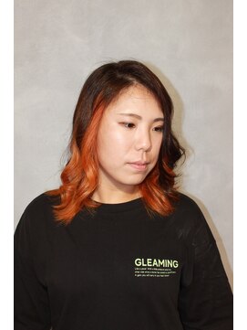 アップデート(UPDATE) インナーカラーオレンジ