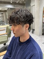 ゼスト リル 新宿(ZEST lill)&nbsp;波巻きパーマ マッシュパーマ 刈り上げマッシュ 新宿