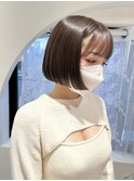 赤みのないナチュラルブラウン