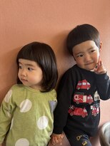 アムズヘアーファム キッズオン眉スタイル