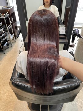 ボンズサロン オモテサンドウ(BONDZSALON OMOTESANDO) ピンクパープル×髪質改善カラー美髪カラー【東京表参道/原宿】