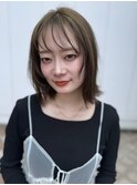 髪質改善　韓国風ヘア　レイヤーカット