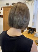 顎下1センチぱつっと切りっぱなしボブ【miyabi】20代30代40代