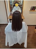 ミディアムストレート