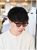 シャドウパーマ 大人マッシュ 大人男子 ショートマッシュ 