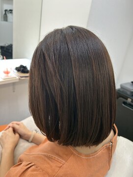 エクラートリアン 藤沢店(ECLART Lien) 内巻きナチュラルボブ[藤沢/髪質改善]