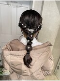 【立川cres小山】綺麗め編み下ろしヘアセット