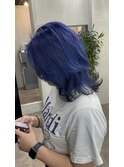 ネイビー/裾カラーブラック/ケアブリーチ