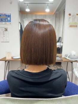 ラクト(RAKT)の写真/【24時まで縮毛矯正受付OK】ダメージ毛でもかけられる縮毛矯正♪カット・カラーもお任せください◎