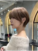 イメチェン外ハネボブ美髪ワイドバングレイヤーショート/大宮