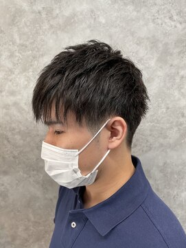 レベル 葛西店(LEVEL) 束感 ショート ツーブロック 刈り上げ メンズカット/葛西メンズ