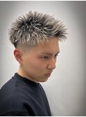 白金ハイライト×フェードジェット