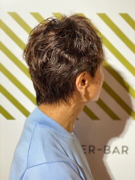 バーバーバー 四谷(BARBER-BAR) ビジネス爽やかシャドーパーマスタイル