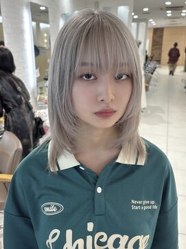 ヴァンカウンシル 金山(VANCOUNCIL kanayama) ホワイトグレージュミニウルフデジタルパーマSA 20