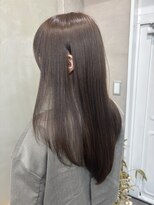 ファビ 渋谷(Fab) くびれヘア/暗めカラー/アプリコットオレンジ/縮毛矯正