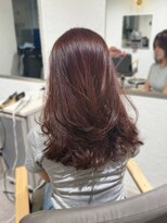 エス 大阪梅田店(es)&nbsp;オシャレさんのレイヤーカット暖色カラー