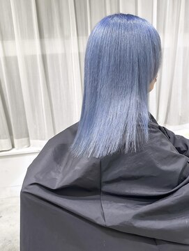 キオク(KIOX) 色落ちシルバーのブルー