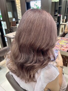 クリック 鎌取店 くすみピンク