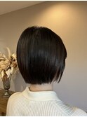 伸ばしかけショートボブ