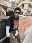 スパイキー/黒髪/ベリーショート