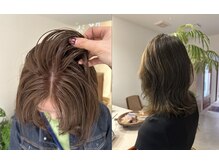 ブリーチよりもダメージレス◎ハーフブリーチメニュー人気です