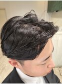 韓流系センターパートなパーマ