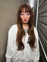 ブランコトレス 鏡島(BLANCO tres)&nbsp;レイヤーカット/顔周り/似合わせカット/ブリーチなし