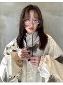 顔まわりパーマで可愛い☆レイヤーカットスタイル