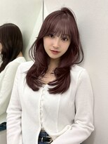 アイトーキョーエス 渋谷(AI TOKYO S)&nbsp;ピンクベージュ/前髪/渋谷/イメチェン/レイヤーカット