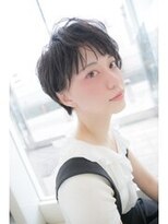 ヘアーロギア 栄店(hair LOGiA)&nbsp;★hair LOGiA★　〇フェミニンショートのヌーディ仕上げ