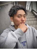 グロウ 別府店(growth) ホワイトメッシュ/ツイスト/スパイキーショート