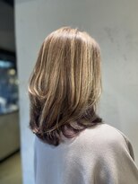 サンカリ 真法院店(SANKARI) 【動きと透明感で魅せるミディアム】