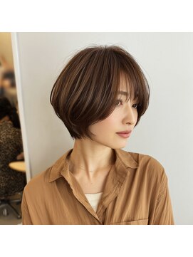 アンサ 藤森店(ANSA) 丸みショートで大人可愛く◎