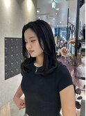 顔周りレイヤー×髪質改善トリートメント