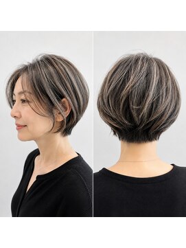 くらげ美容院 武蔵小杉 白髪ボカシ