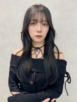 アッシュ 新杉田店(Ash)&nbsp;新杉田レイヤーカット韓国ダブルカラー顔周り前髪カットボブ