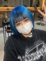 コローレ(Colore)&nbsp;【青と黒のボブデザイン】