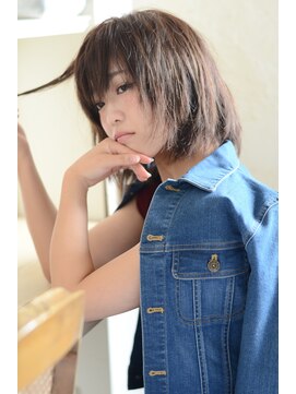 シェア(SHARE hair make works) 【SHARE】☆素材感を活かしたナチュラルレイヤーボブ☆