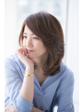 ラフ フロム ガーデン(Laf from GARDEN) 加藤貴大30代40代人気大人小顔ひし形艶感レイヤースタイル