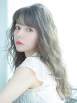 ロンドプランタン 恵比寿(Lond Printemps)&nbsp;透明感アッシュベージュ小顔ウェーブパーマ大人可愛いセミロング