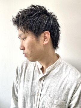 フォーク FOLK 【FOLK】束感ショート アップバング マッシュ ツーブロック