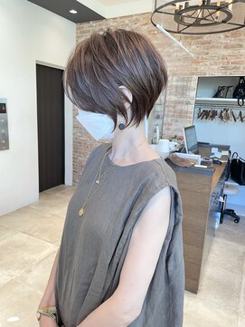 バンプ ギンザ(BUMP GINZA) 《30代40代》白髪ぼかしハイライト×前下がりボブ【イケダ】