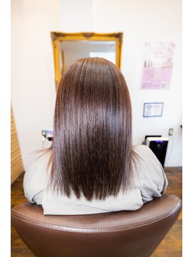 ヘアーメイク ダンス(hair make DANCE) マグネットカラーを使ってエドルクオンで髪質改善カラー!