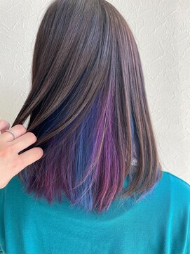 イマージュヘアー インナーカラー