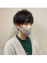 ハピネス 王寺店(Happiness) ショート ショートパーマ 暗髪アッシュ 奈良王寺