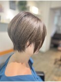 30代40代50代ミルクティーアッシュチョコレートショートヘア