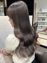 ベレーザ 渋谷(BELEZA)&nbsp;3792グレーベージュ艶髪ミルクティーアッシュハイトーンカラー