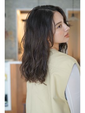 パール(PearL) PearL/コテ巻きパーマ/ゆる巻きミディパーマ/エアウェーブ/秋色